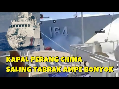 Youtube Thumbnail image of : DETIK DETIK KAPAL PERANG CHINA TABRAK KAPAL PENJAGA PANTAI SENDIRI DI LAUT CHINA SELATAN
